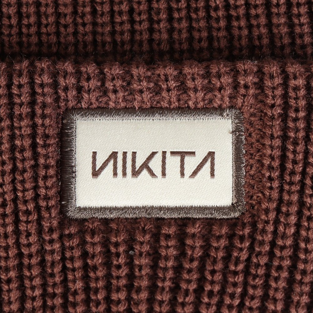 ニキータ（NIKITA）（レディース）帽子 ラベルビーニー NSHW252100-BRW