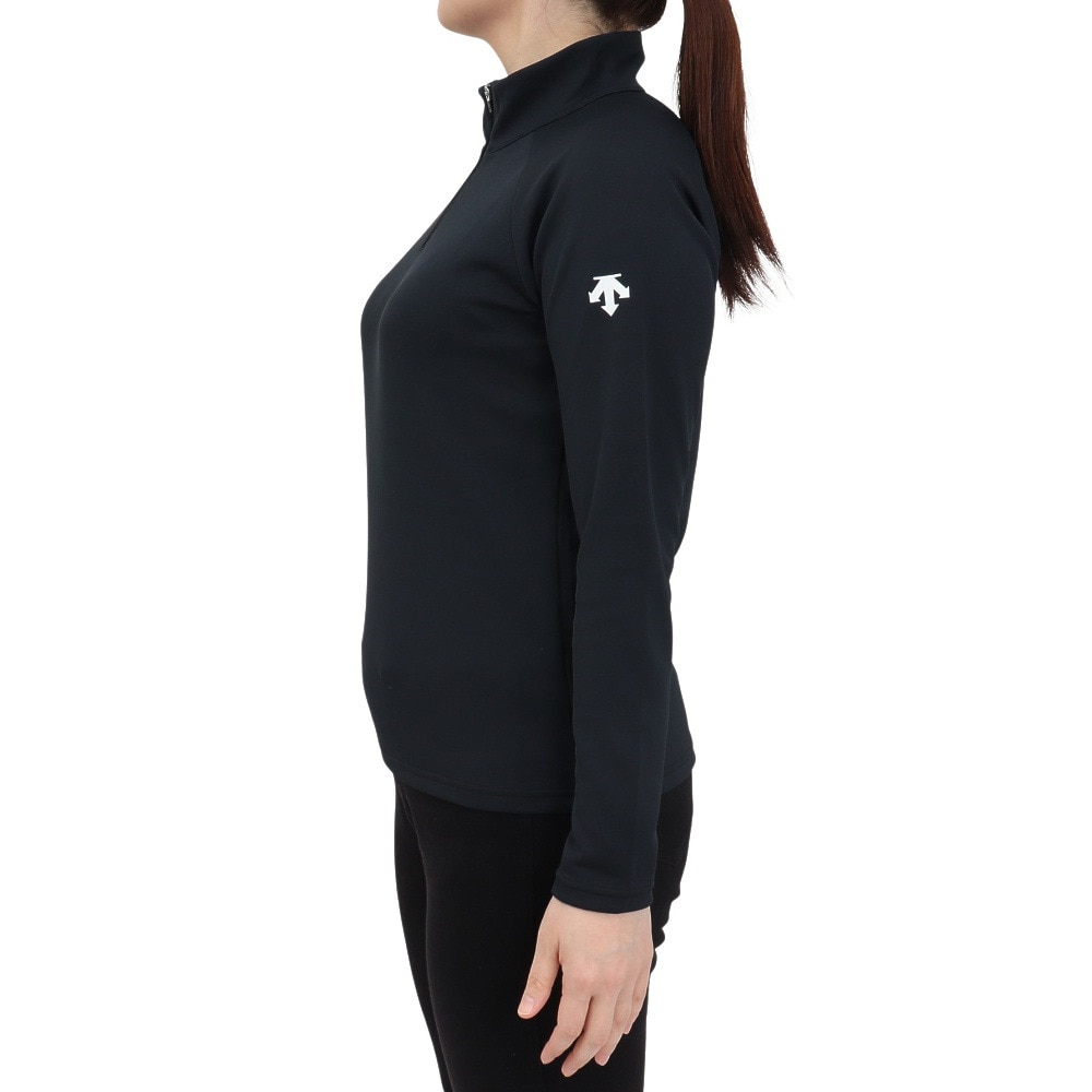デサント（DESCENTE）（レディース）スキー タートルネック アンダーシャツ DW4FLT61L BK01