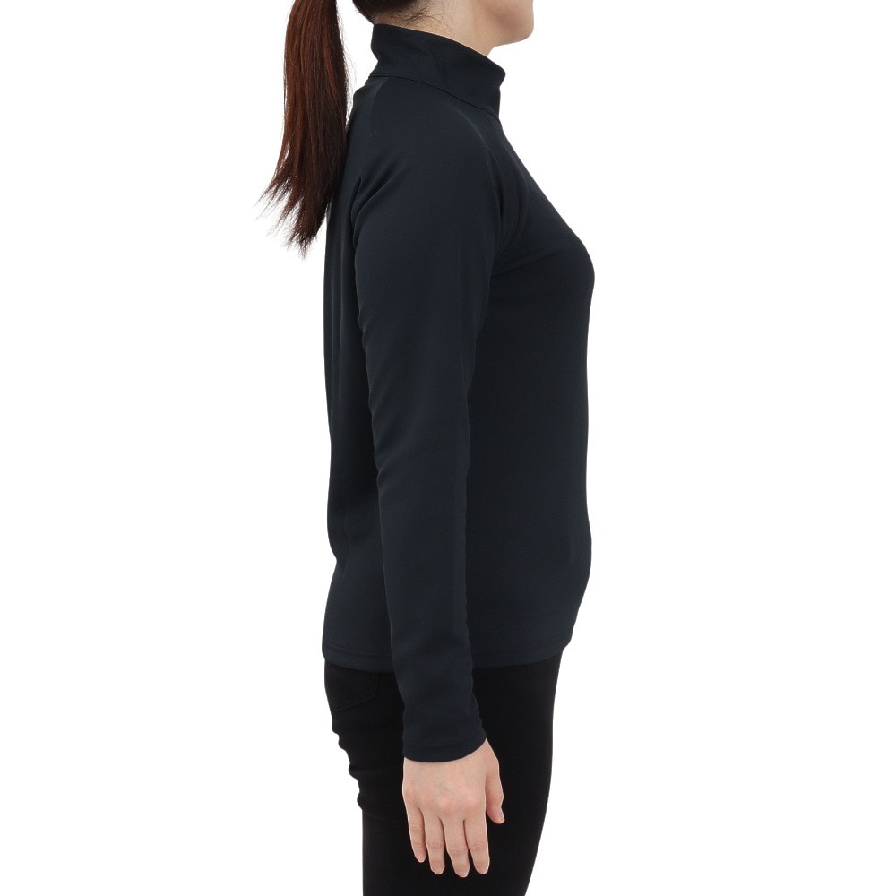 デサント（DESCENTE）（レディース）スキー タートルネック アンダーシャツ DW4FLT61L BK01