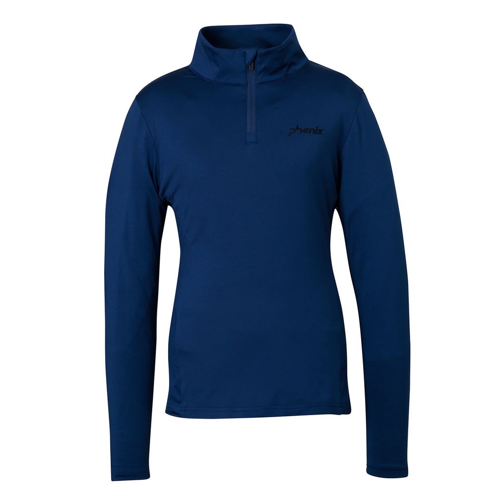 フェニックス（PHENIX）（レディース）ベーシック セットインスリーブ Ws 1/2ジップTシャツ ESW24LS51 NAVY