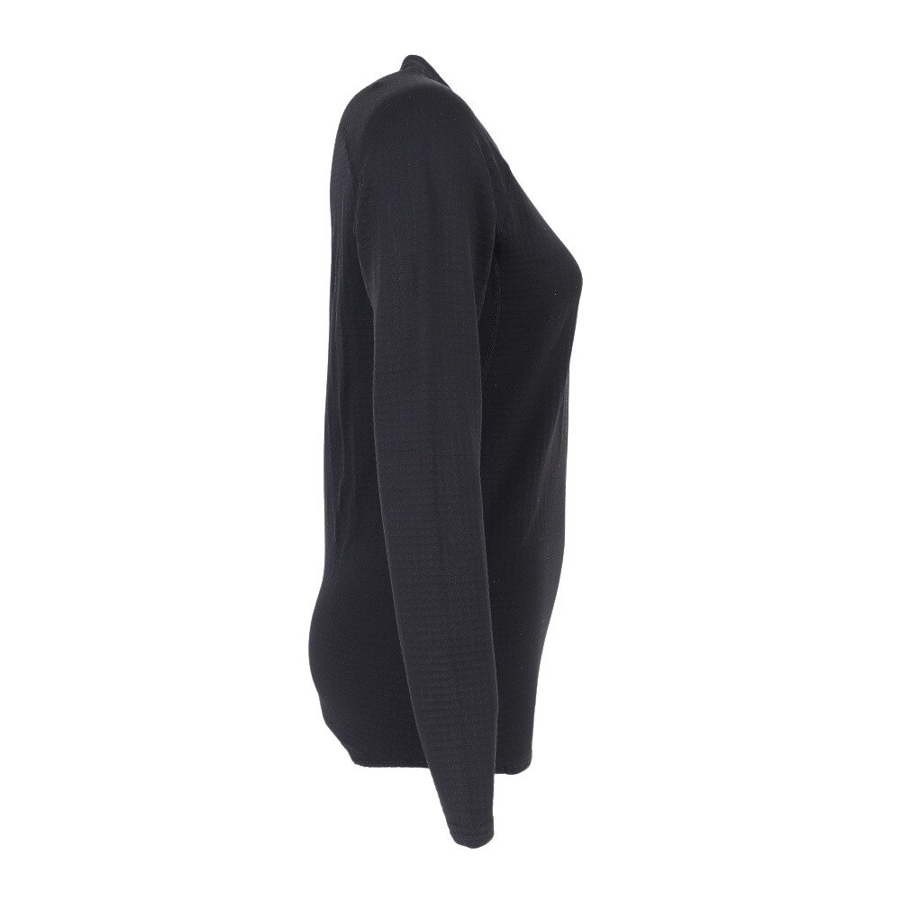 ハーレー（HURLEY）（レディース）インナー 長袖 PHANTOM WAFFLE INNER CREW ワッフル クルーネック WIW2200001-BLK  ブラック 吸汗速乾 スキー スノーボード | マリン、ウィンタースポーツ用品はヴィクトリア