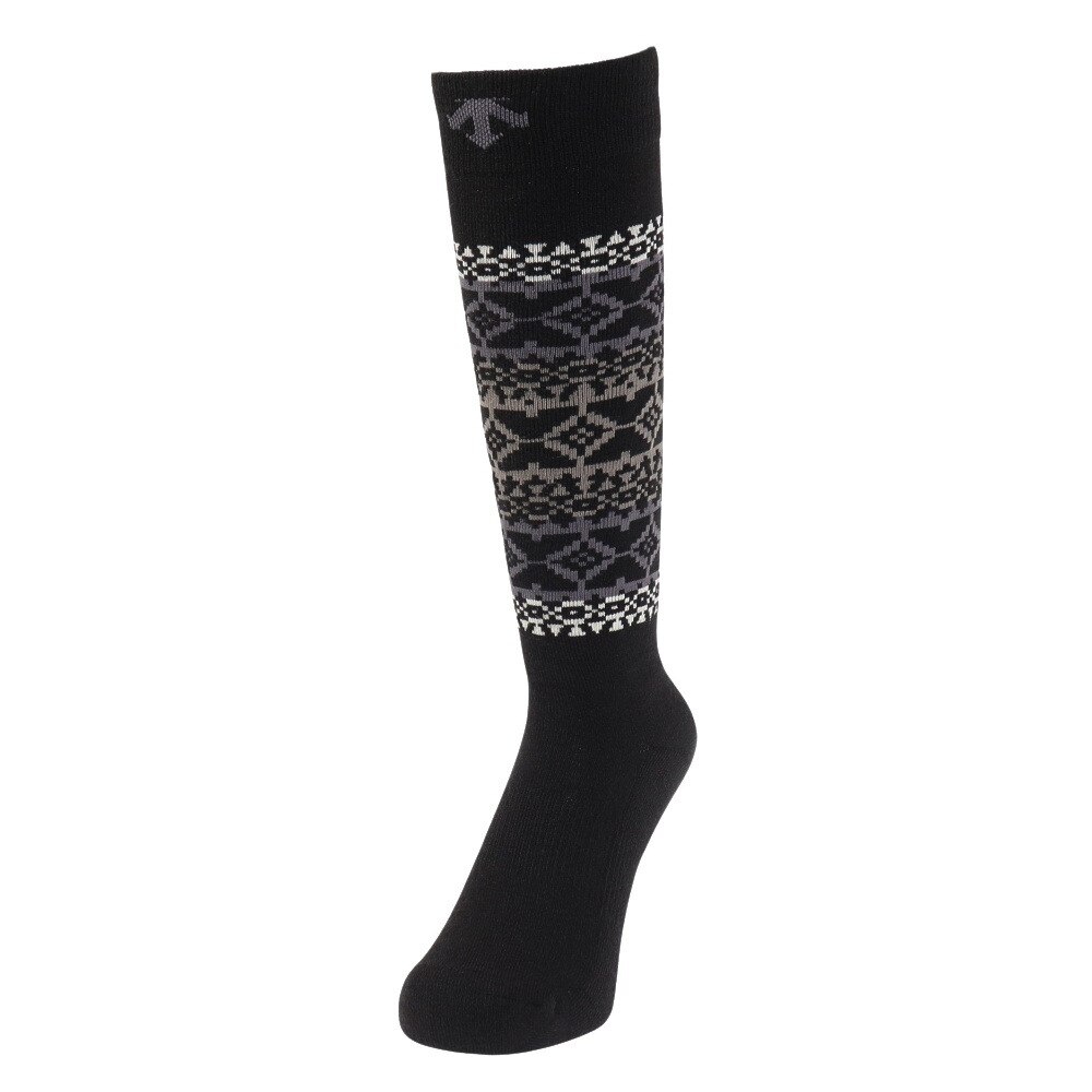 デサント（DESCENTE）（レディース）スキーソックス DWCWJB61 BLK