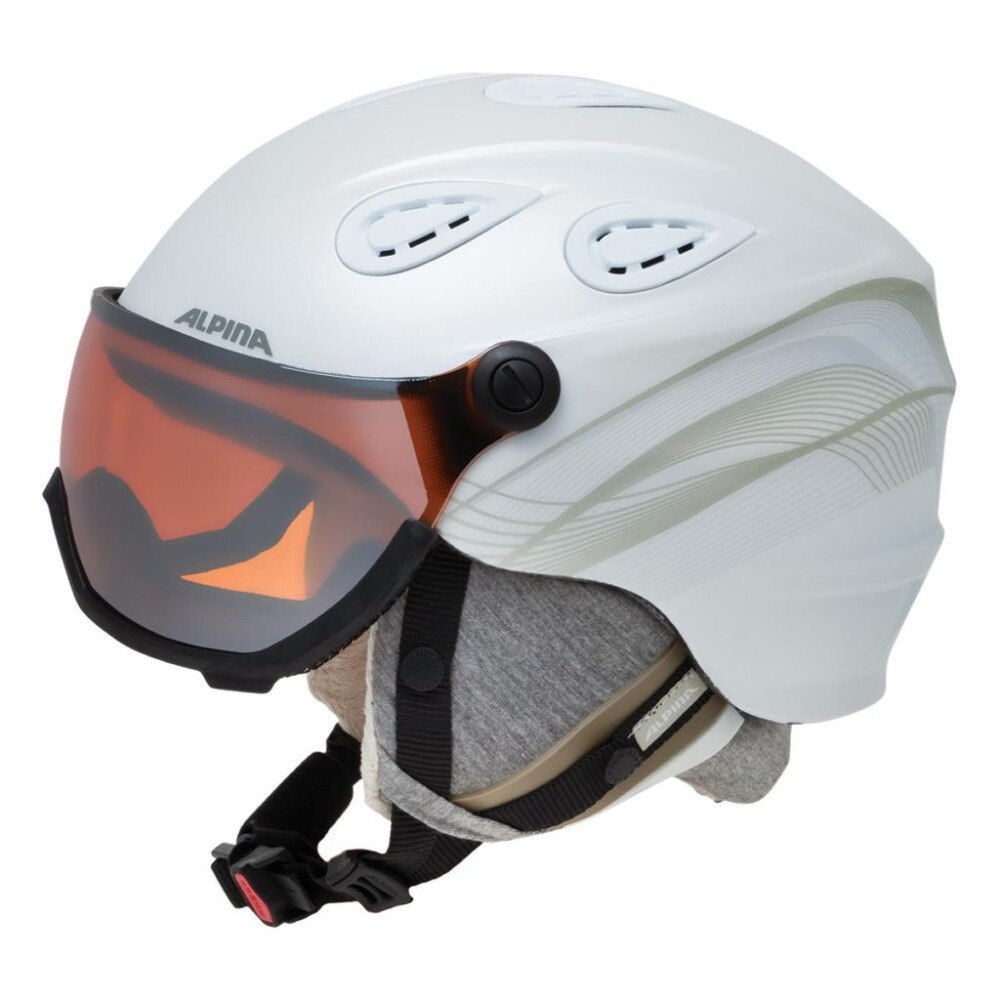 スキー スノーボード ヘルメット レディース スキーヘルメット Grap Visor 2 0 Hm Pc 8 15 アルピナ ヴィクトリアゴルフ