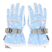 (キッズ)ジュニア グローブ スキー スノーボード スノボ 雪遊び スヌーピー コラボ SNJG1012SX サックス