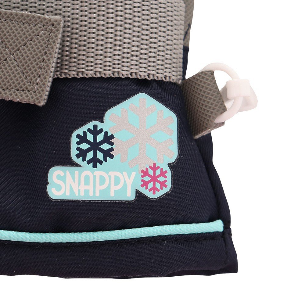 スナッピー（Snappy）（キッズ）グローブ スキー スノーボード スノボ 防寒 JGIRLS GLOVE 五指グローブ 22SN002G NVY ネイビー グリップ 滑りにくい