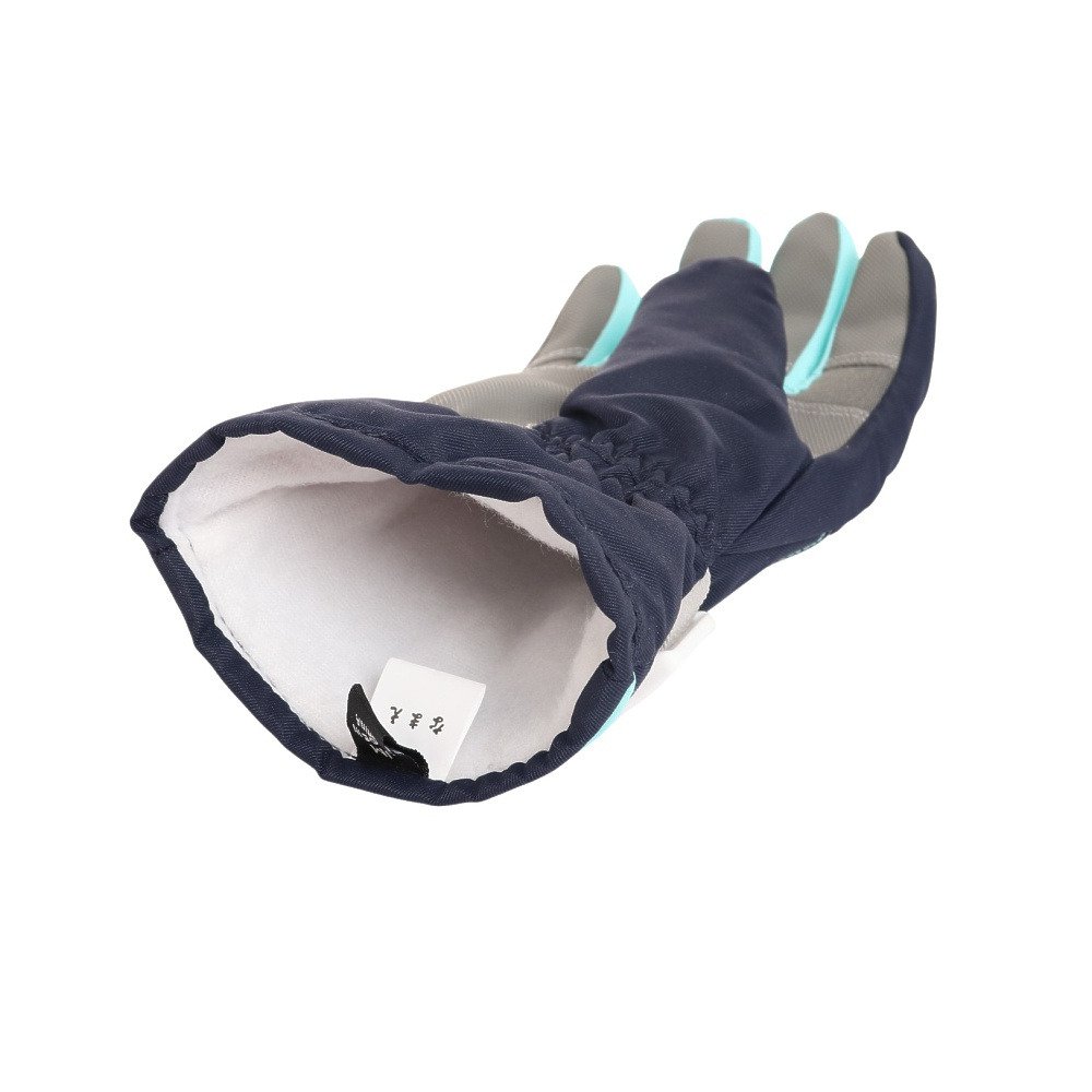 スナッピー（Snappy）（キッズ）グローブ スキー スノーボード スノボ 防寒 JGIRLS GLOVE 五指グローブ 22SN002G NVY ネイビー グリップ 滑りにくい
