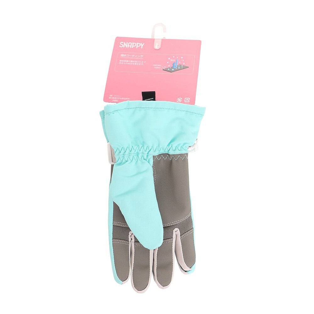 スナッピー（キッズ）グローブ スキー スノーボード スノボ 防寒 JGIRLS GLOVE 五指グローブ 22SN002G SGN グリップ 滑りにくい