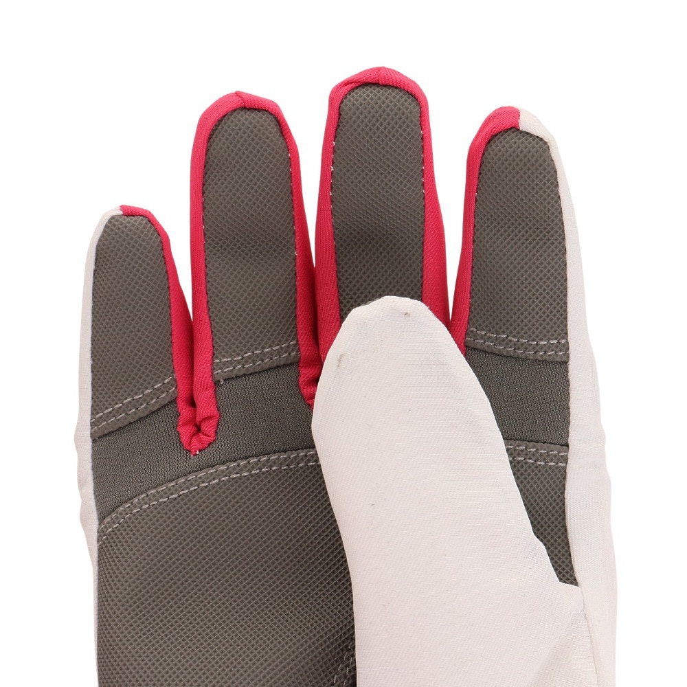 スナッピー（Snappy）（キッズ）グローブ スキー スノーボード スノボ 防寒 JGIRLS GLOVE 五指グローブ 22SN002G WHT ホワイト グリップ 滑りにくい