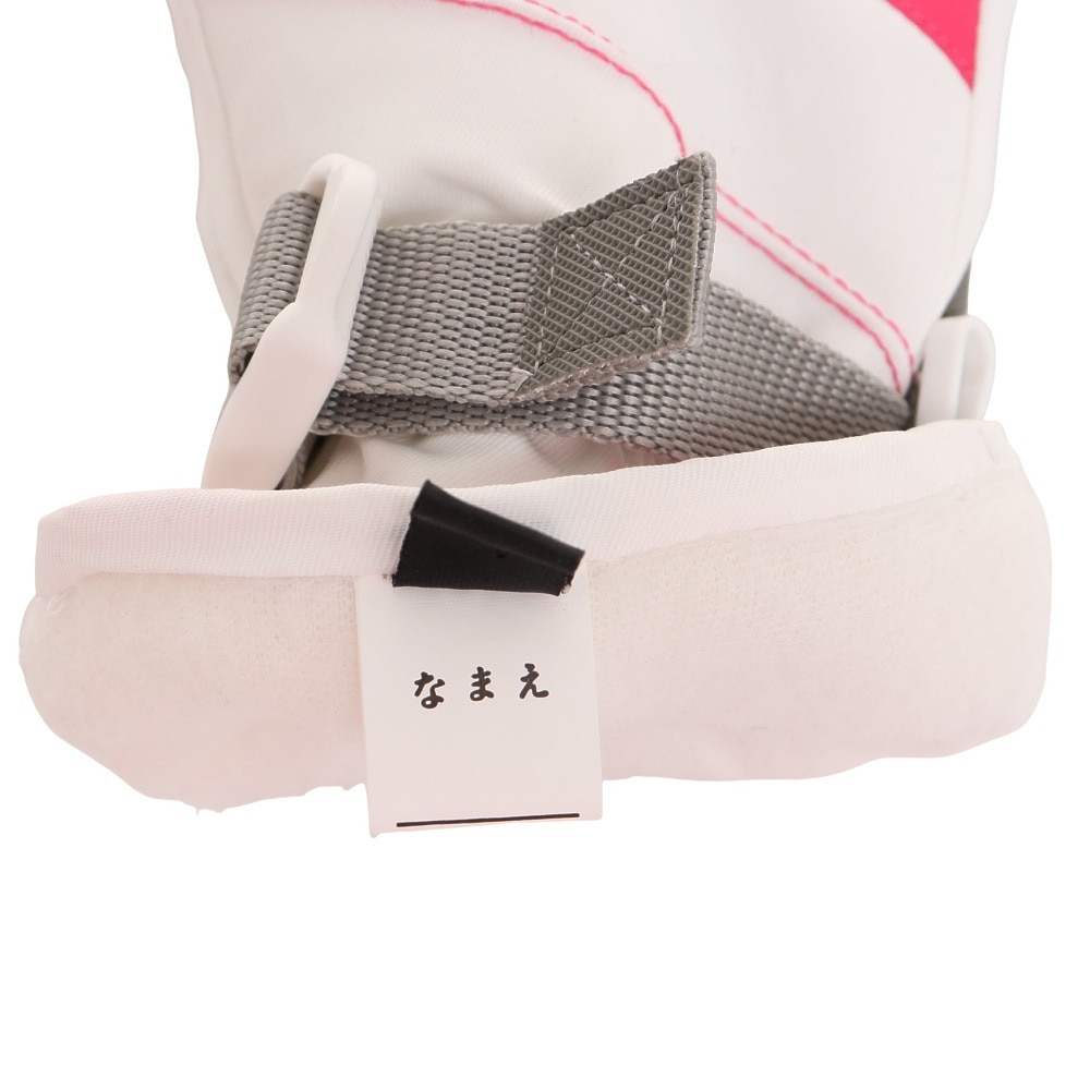 スナッピー（Snappy）（キッズ）グローブ スキー スノーボード スノボ 防寒 JGIRLS GLOVE 五指グローブ 22SN002G WHT ホワイト グリップ 滑りにくい