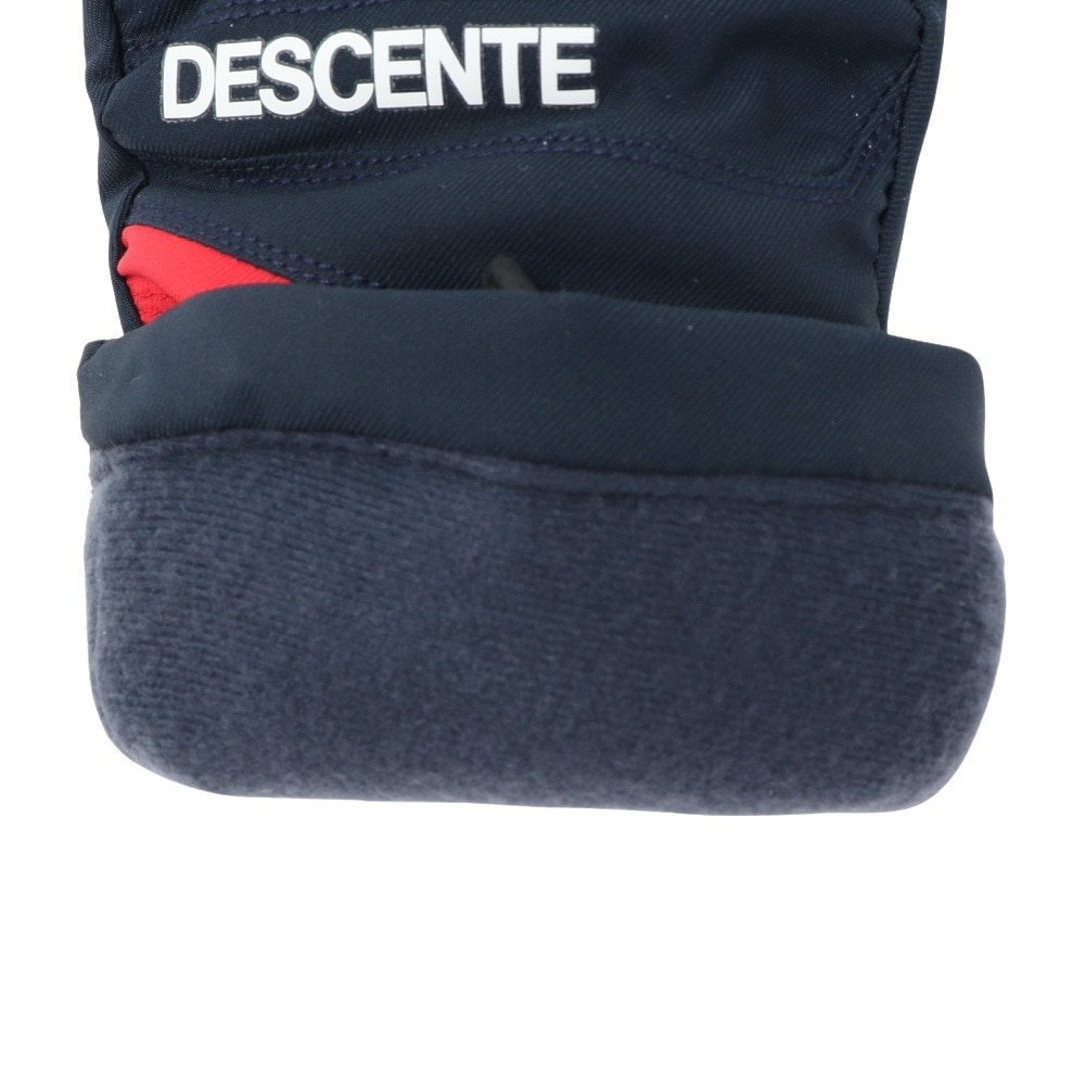 デサント（DESCENTE）（キッズ）ジュニア スキー グローブ スノーボード 手袋 スノボ ネイビー 5本指グローブ DWDUJD01X NNY 防水透湿 抗菌防臭