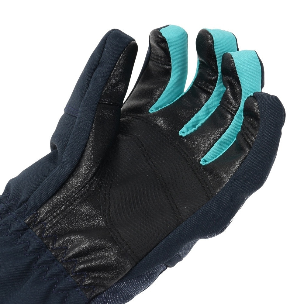 デサント（DESCENTE）（キッズ）ジュニア スキー グローブ スノーボード 手袋 スノボ ネイビー 5本指グローブ DWDUJD02X NNY 防水透湿 抗菌防臭