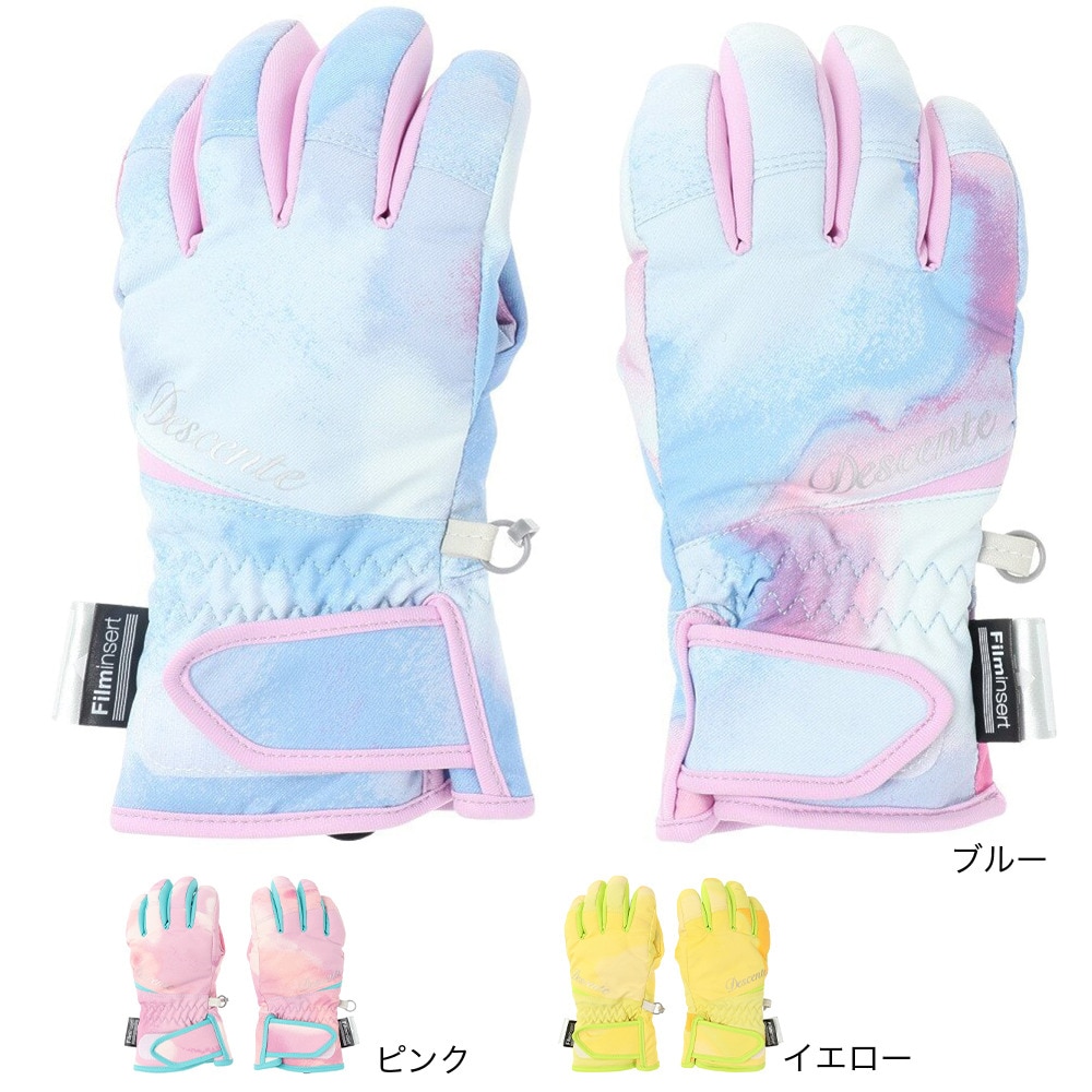 デサント（DESCENTE）（キッズ）スノーグローブ ジュニア 五指グローブ DWDUJD04X YML