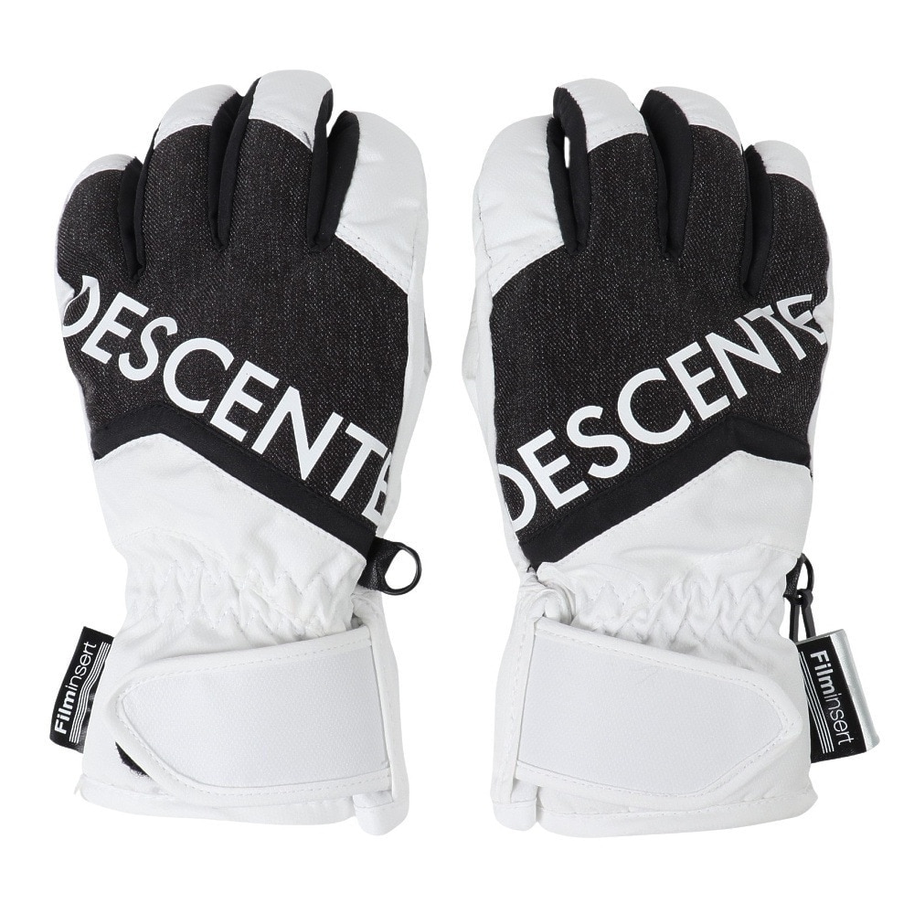 デサント（DESCENTE）（キッズ）ジュニア ボーイズグローブ 五指グローブ ロゴ DWDWJD02X CWH