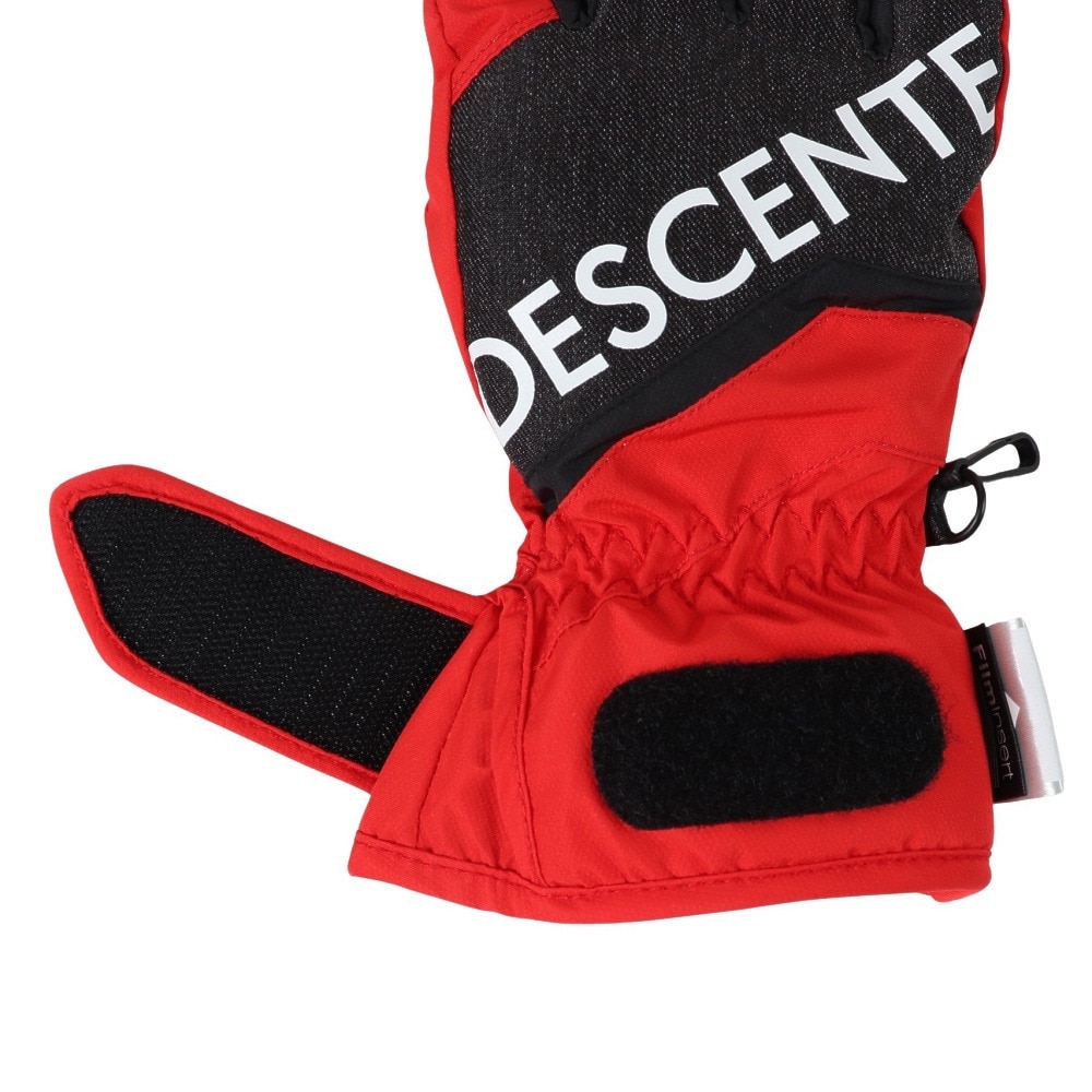 デサント（DESCENTE）（キッズ）ジュニア ボーイズグローブ 五指グローブ ロゴ DWDWJD02X ERD