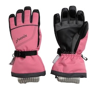 フェニックス（PHENIX）（キッズ）ジュニア 子供 スキー スノーボード グローブ Crystal Flower Junior Gloves ESG23GL90 PINK