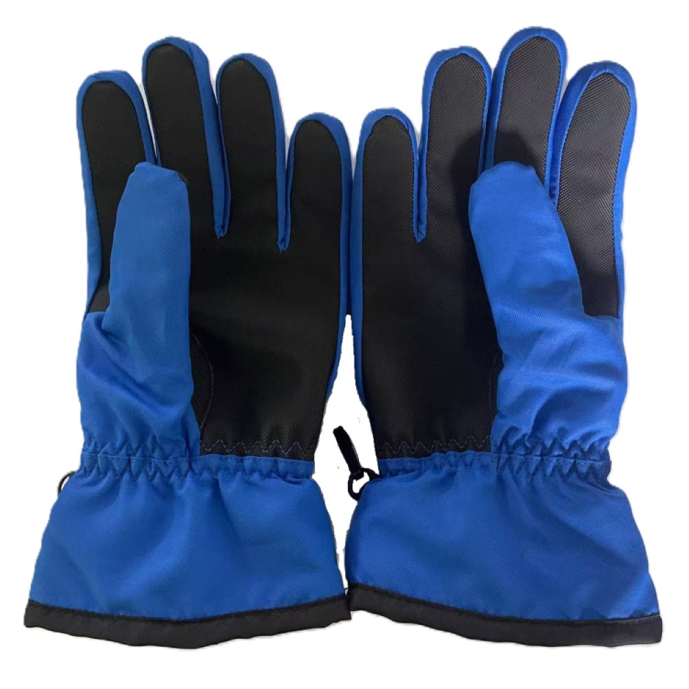 スノーウェイブ（SNOW WABE）（キッズ）ボーイズ 五指グローブ 25SW-001JB BLU