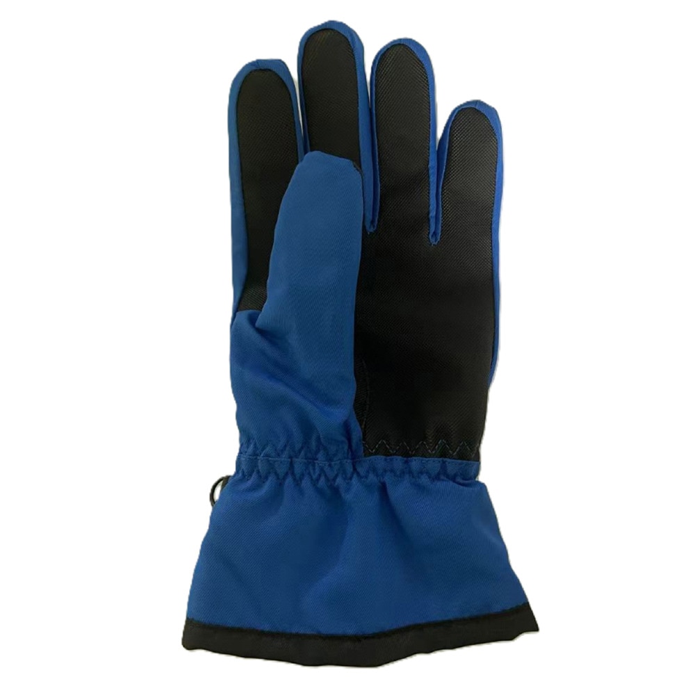 スノーウェイブ（SNOW WABE）（キッズ）ボーイズ 五指グローブ 25SW-001JB BLU