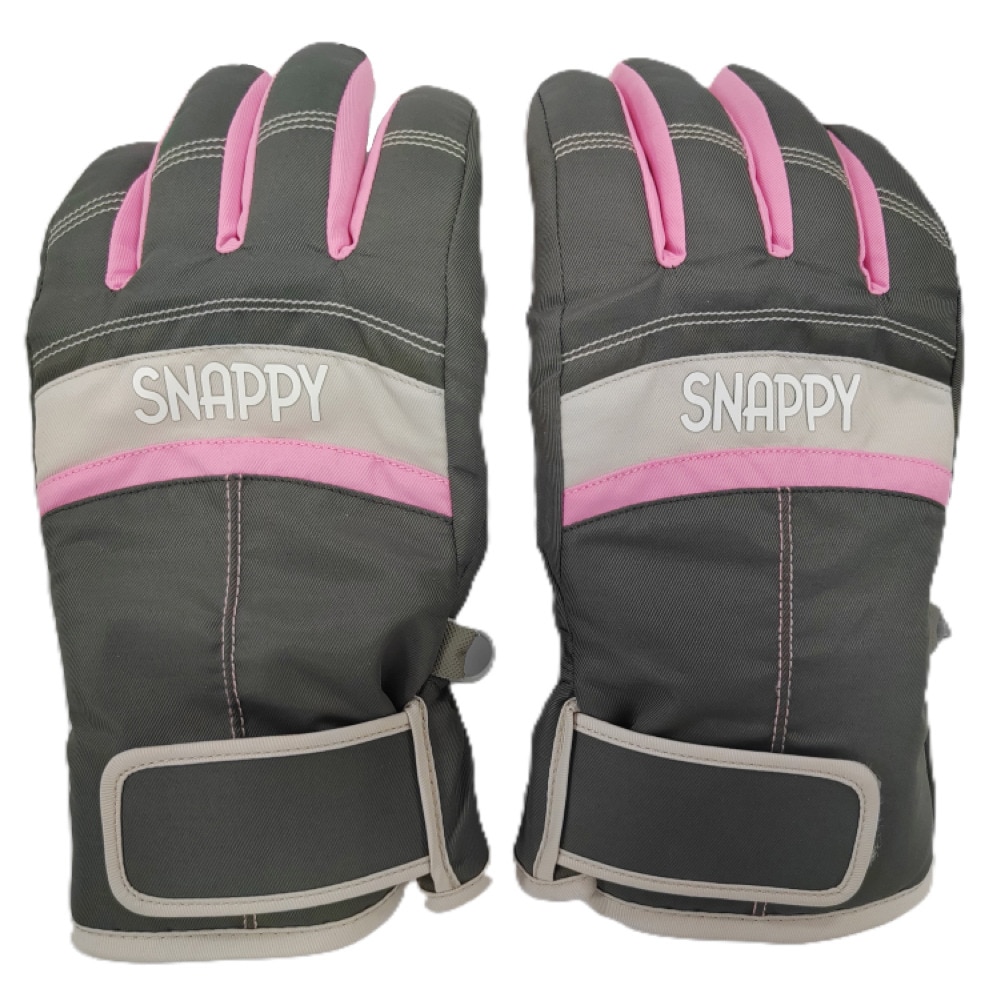 スナッピー（Snappy）（キッズ）ガールズ 五指グローブ 25SN-002JG CGRY