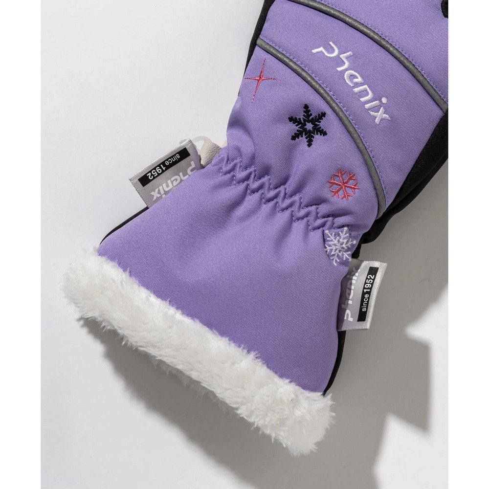 フェニックス（PHENIX）（キッズ）ジュニア 五指グローブ グラディエントスノーパターングローブ ESG25GL92PURPLE