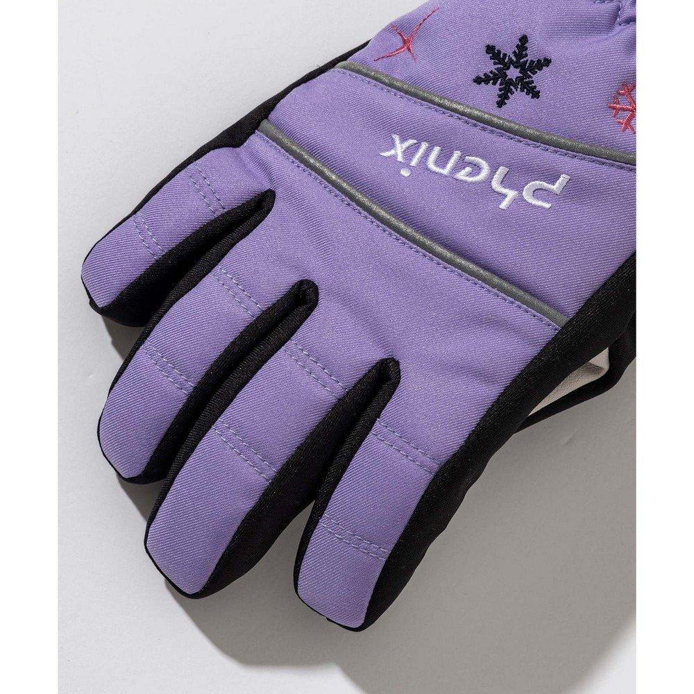 フェニックス（PHENIX）（キッズ）ジュニア 五指グローブ グラディエントスノーパターングローブ ESG25GL92PURPLE