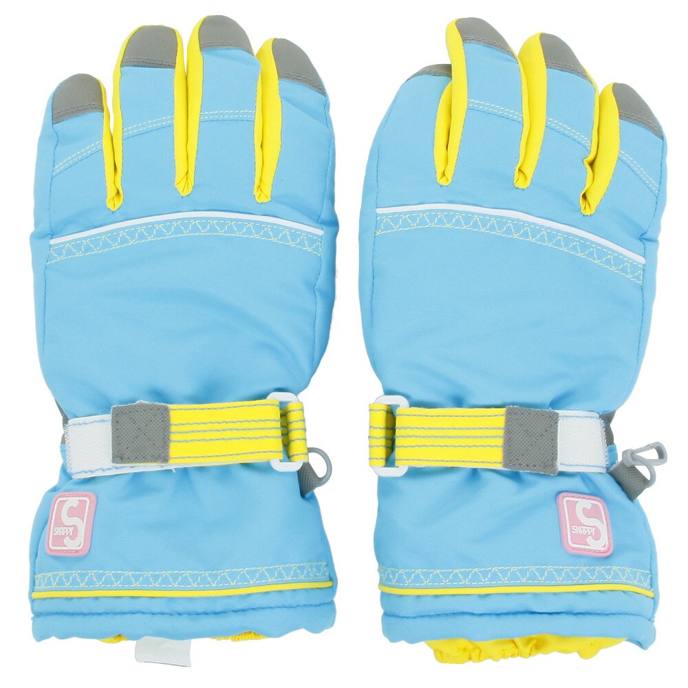 スナッピー（Snappy）（キッズ）スキー スノーボード スノー グローブ ジュニア JGIRLS GLOVE SR-15JG-2 SAX キッズ  手袋 雪遊び マリン、ウィンタースポーツ用品はヴィクトリア