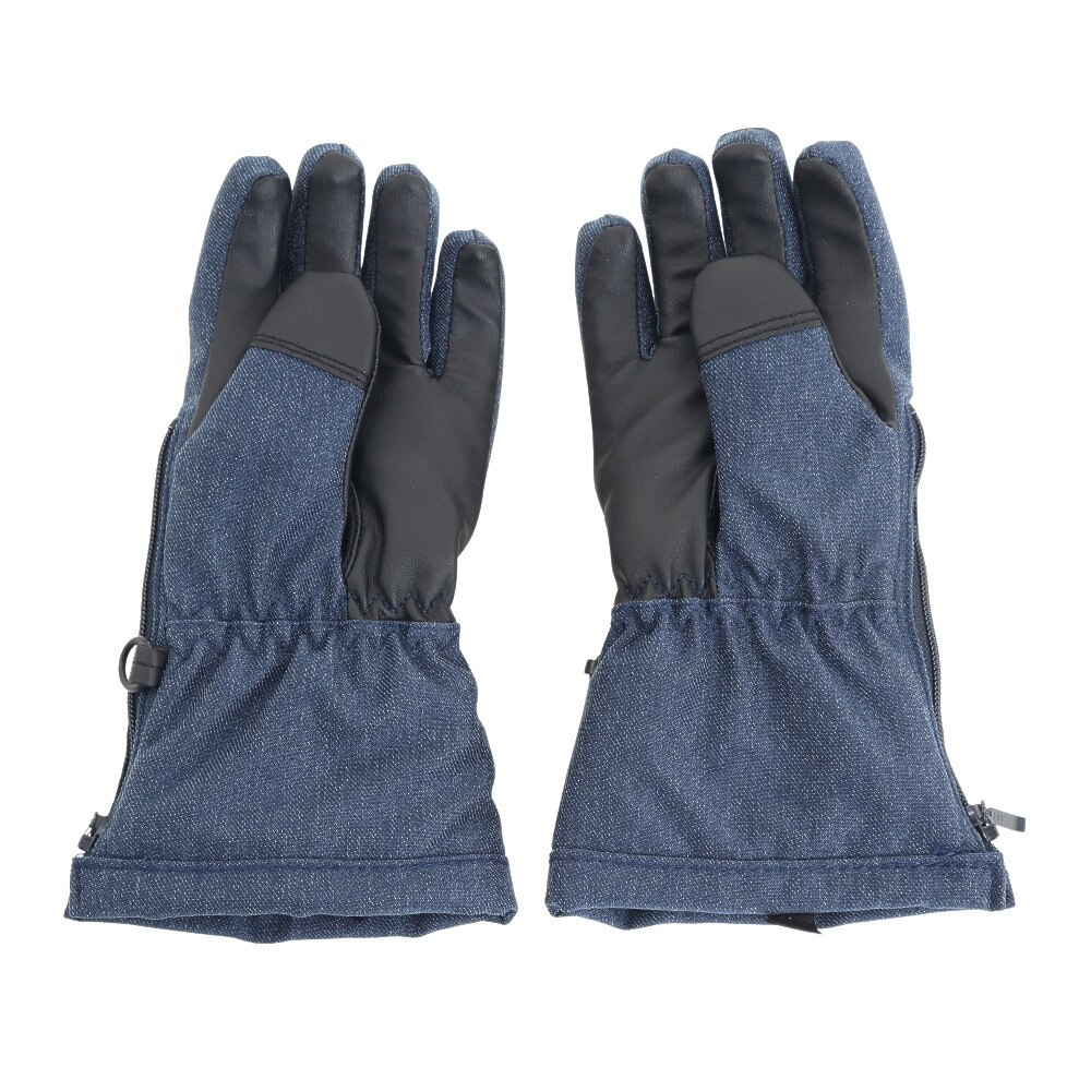 ノーブランド（NO BRAND）（キッズ）スキー スノーボード スノー グローブ ジュニア ボーイズ GS9 五指 333P1SN5008 DENIM キッズ 手袋 雪遊び