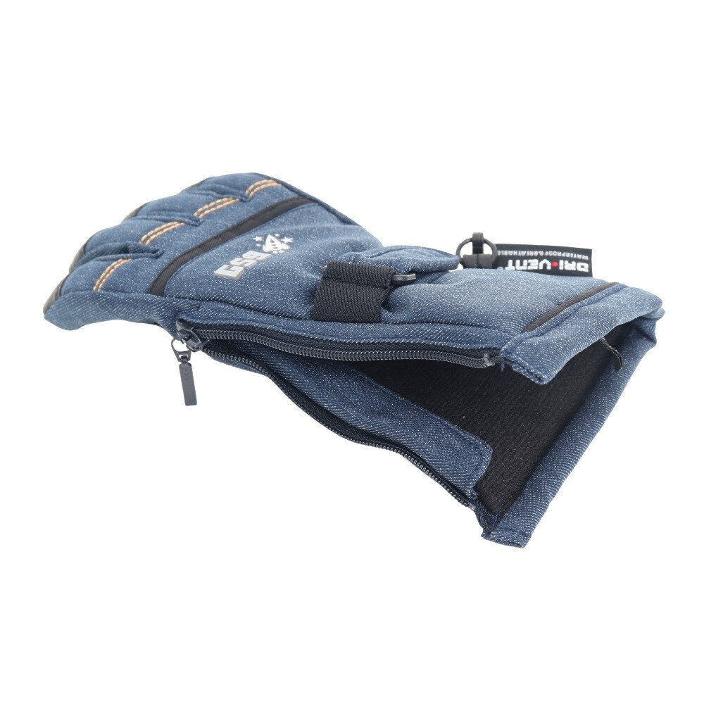 ノーブランド（NO BRAND）（キッズ）スキー スノーボード スノー グローブ ジュニア ボーイズ GS9 五指 333P1SN5008 DENIM キッズ 手袋 雪遊び