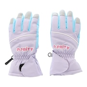 その他ブランド（OTHER BRAND）（キッズ）スキー スノーボード スノー グローブ ジュニア PPRITY 333Z2DE5019 LVD キッズ 手袋 雪遊び