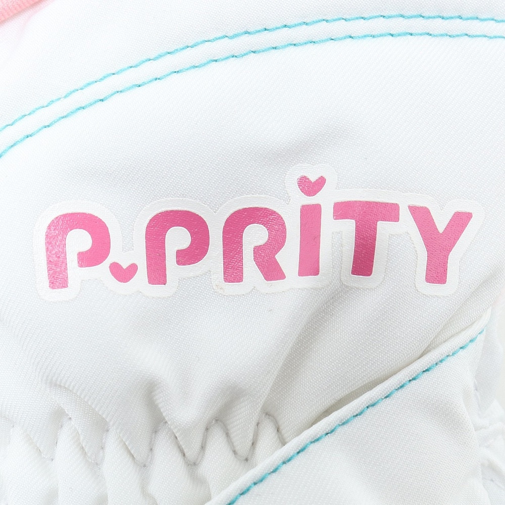 P-PRITY（P-PRITY）（キッズ）ジュニア 手袋 グローブ 雪遊び スキー スノーボード スノボ ホワイト はっ水 333NN2DE0013 WHT