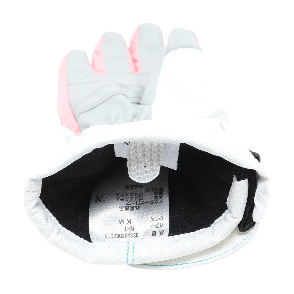 P-PRITY（P-PRITY）（キッズ）ジュニア 手袋 グローブ 雪遊び スキー スノーボード スノボ ホワイト はっ水 333NN2DE0013 WHT