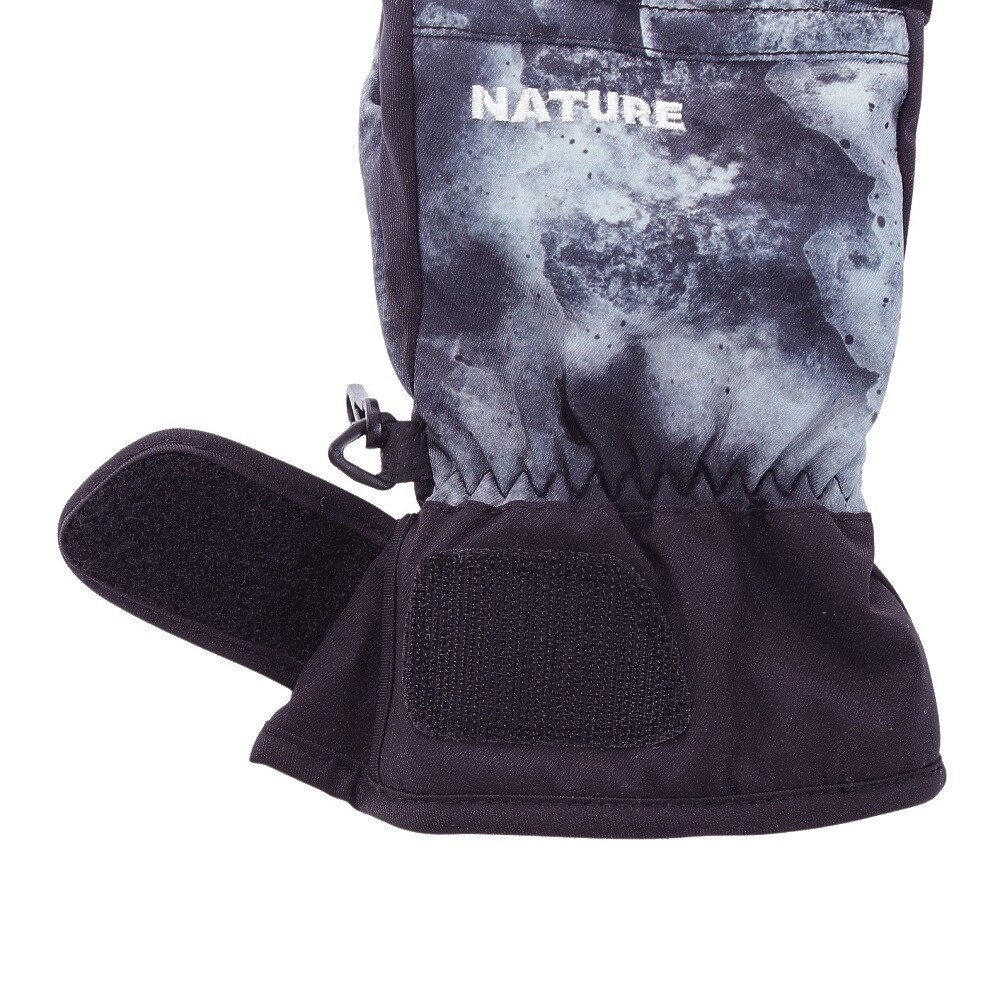 エアボーン（ARBN）（キッズ）スノーグローブ ジュニア NATURE 五指グローブ AB33WG1380 GYBK
