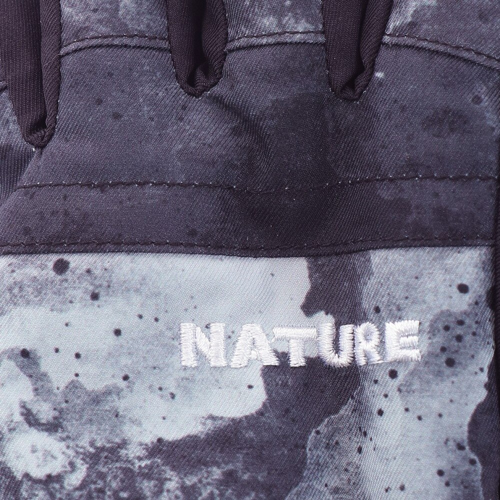 エアボーン（ARBN）（キッズ）スノーグローブ ジュニア NATURE 五指グローブ AB33WG1380 GYBK
