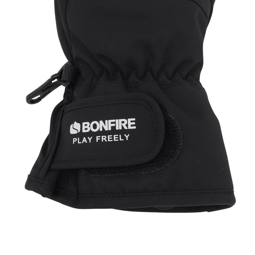 ボンファイア（Bonfire）（キッズ）ジュニア 子供 グローブ スキー スノーボード スマホ対応 LIMITED GLOVE BOYS 70BNF4FDE2345 BLK