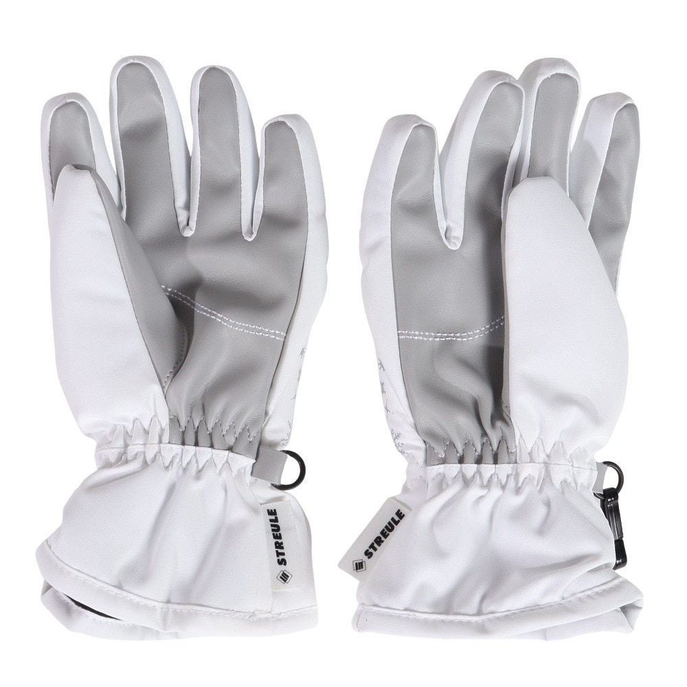 シュトロイレ（STREULE）（キッズ）ジュニア 子供 グローブ スキー スノーボード ST24FGR0031 WHT