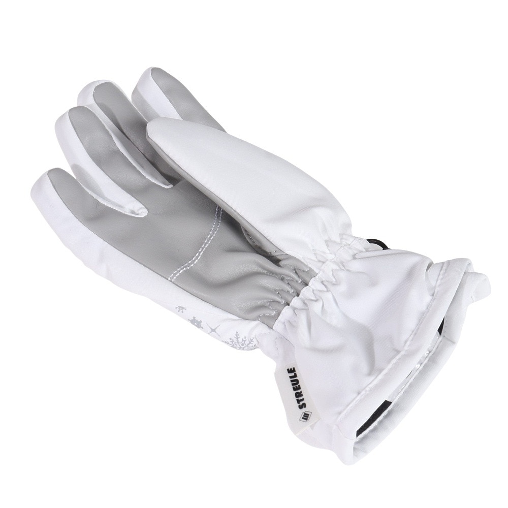 シュトロイレ（STREULE）（キッズ）ジュニア 子供 グローブ スキー スノーボード ST24FGR0031 WHT