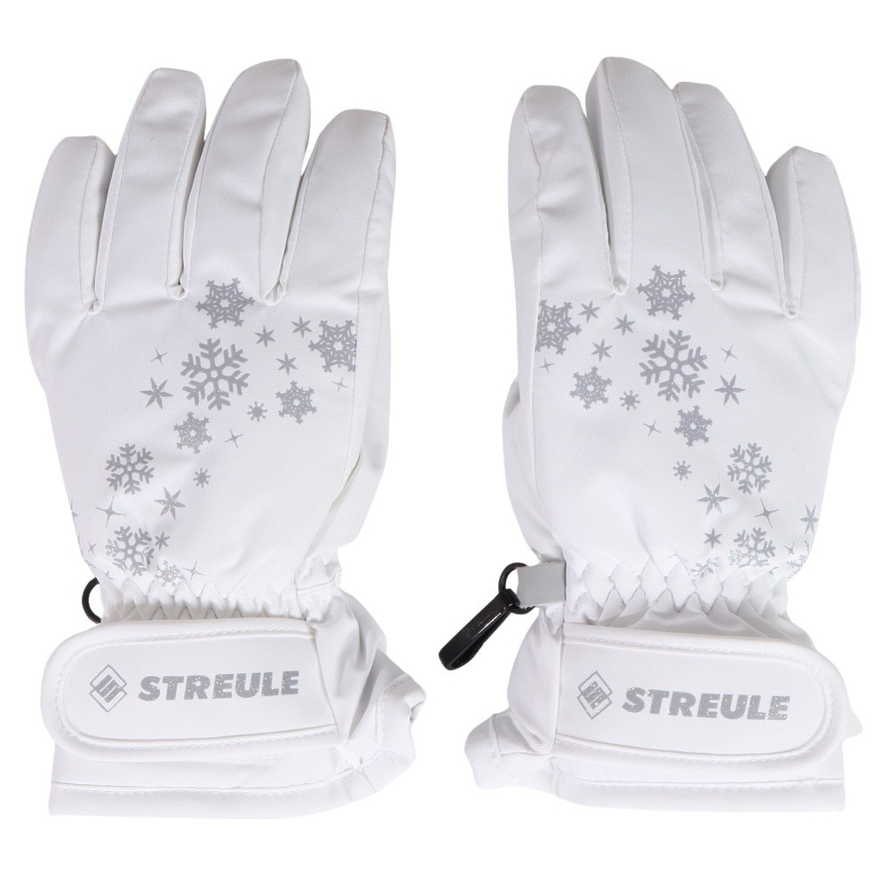 シュトロイレ（STREULE）（キッズ）ジュニア 子供 グローブ スキー スノーボード ST24FGR0031 WHT