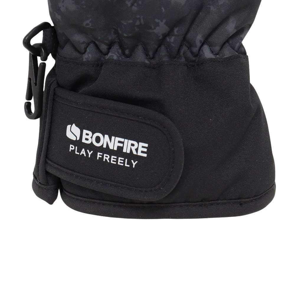 BonFire（BonFire）（キッズ）ボーイズ 手袋 ウインター LIMITED 五指グローブ 70BNF5FDE2393 BKGY