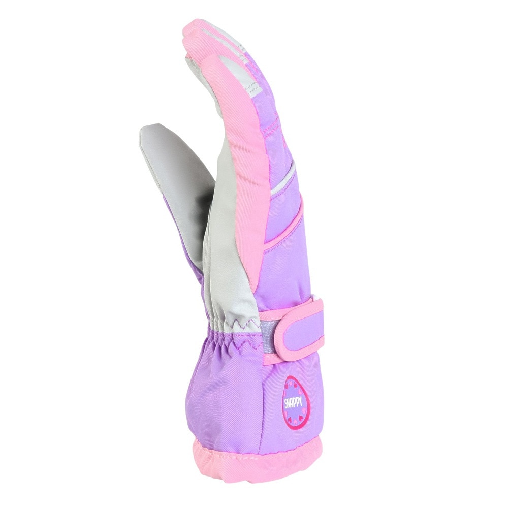 スナッピー（Snappy）（キッズ）ガールズ ウインターグローブ 23SN-2590KGG LAV