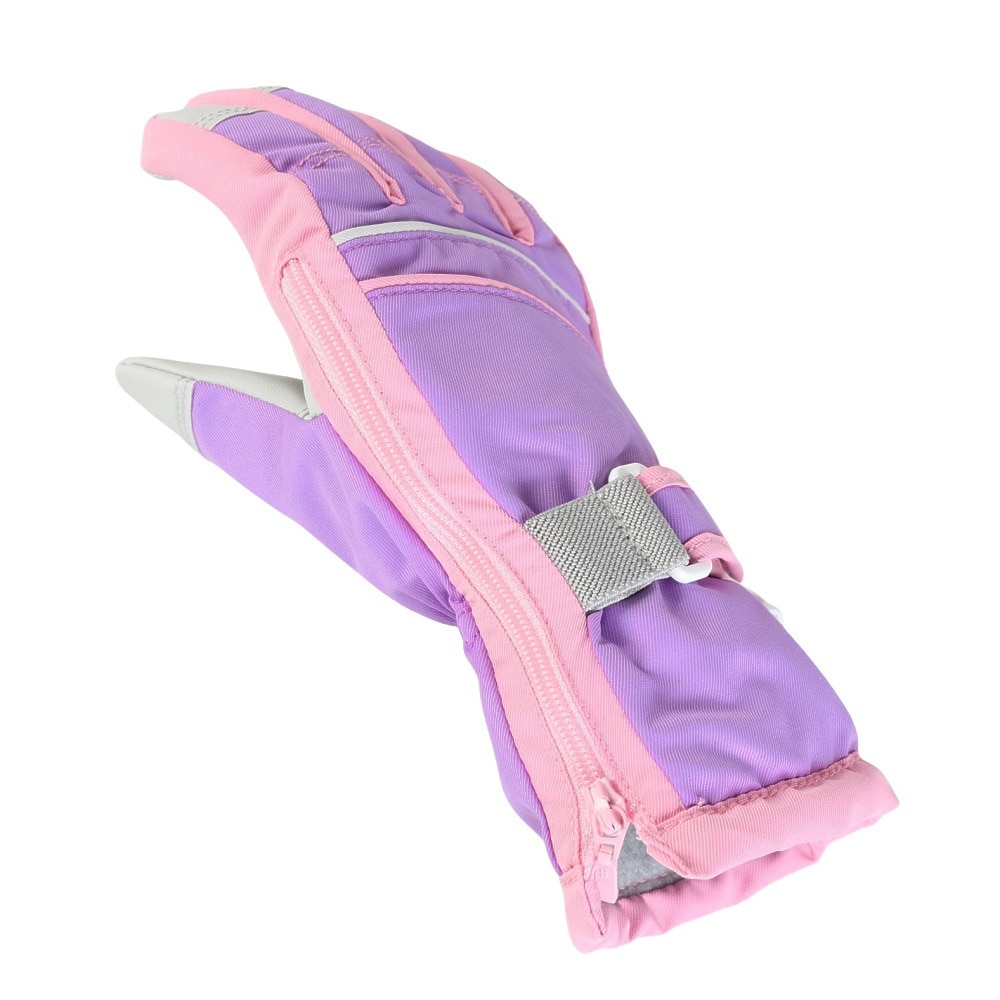 スナッピー（Snappy）（キッズ）ガールズ ウインターグローブ 23SN-2590KGG LAV