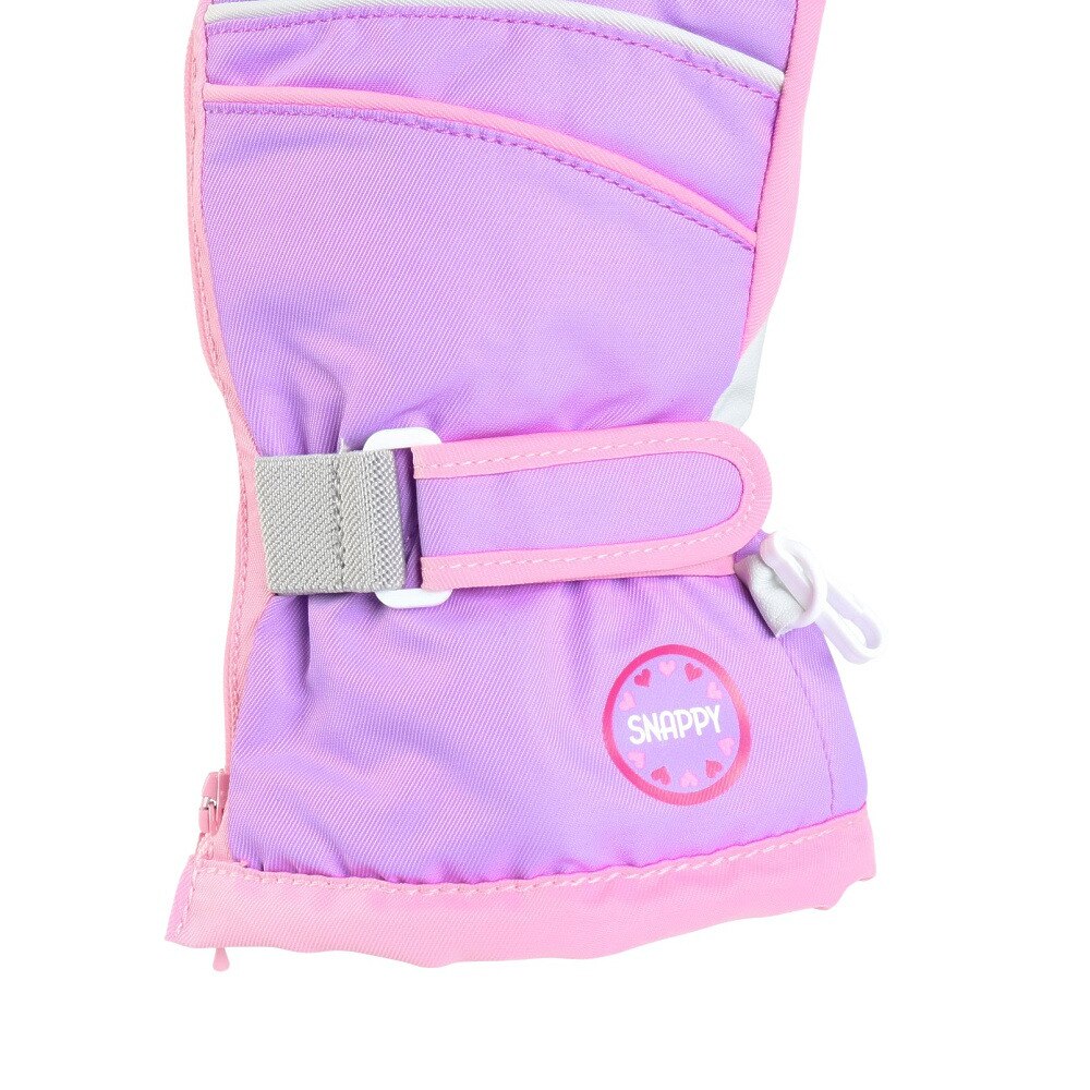 スナッピー（Snappy）（キッズ）ガールズ ウインターグローブ 23SN-2590KGG LAV