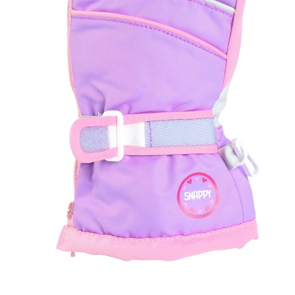 スナッピー（Snappy）（キッズ）ガールズ ウインターグローブ 23SN-2590KGG LAV