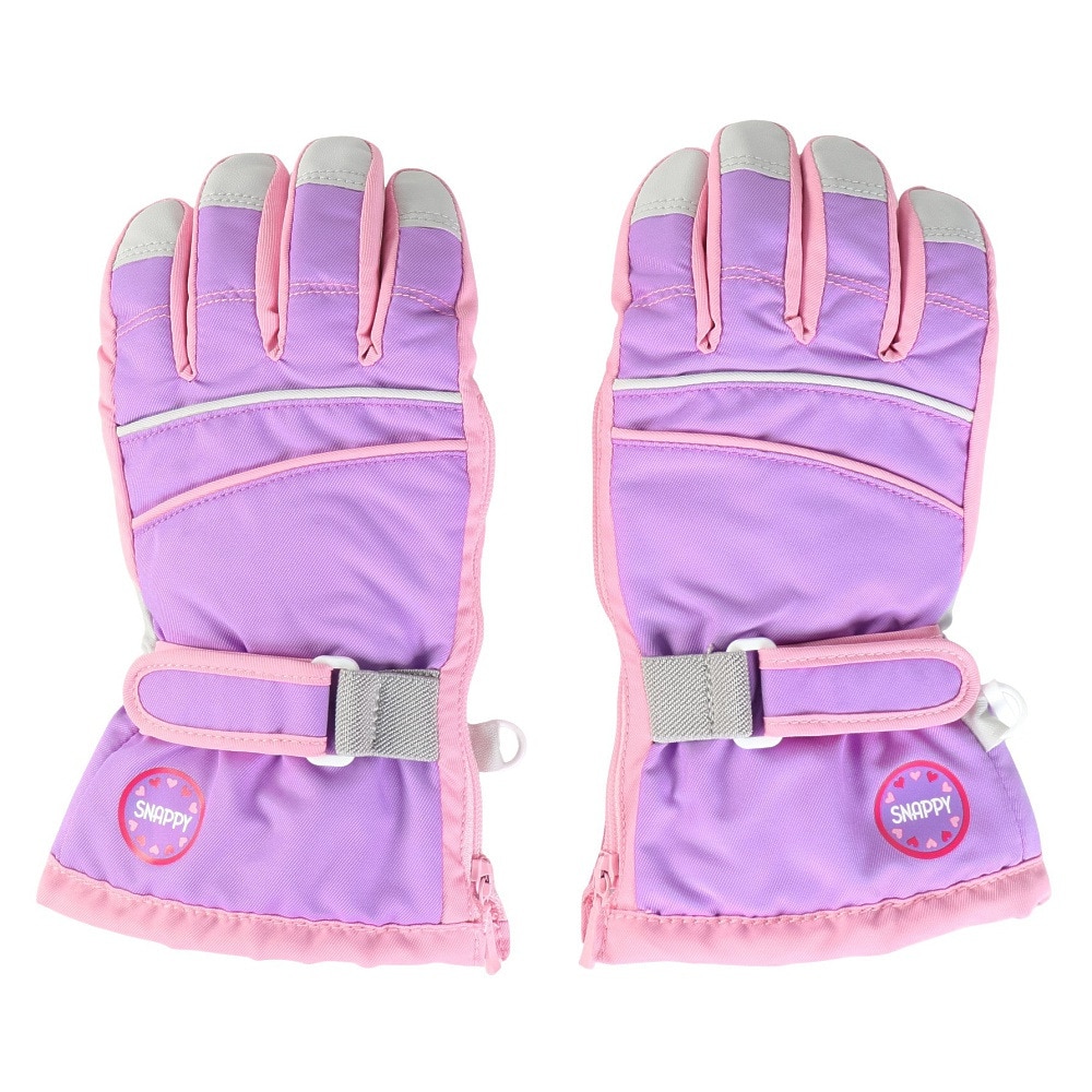 スナッピー（Snappy）（キッズ）ガールズ ウインターグローブ 23SN-2590KGG LAV