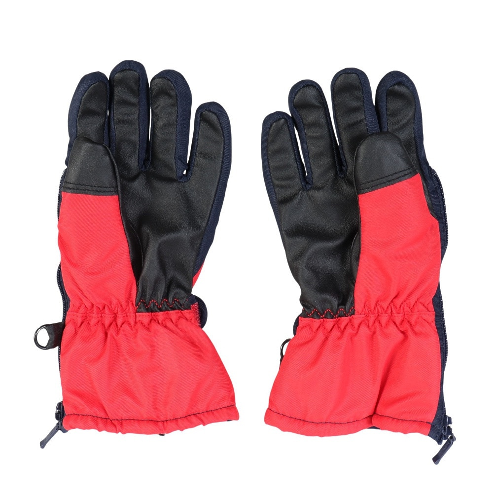 スノーウェイブ（SNOW WABE）（キッズ）ジュニア 子供 スキーグローブ スノボ グローブ 23SW-2590KBG RED