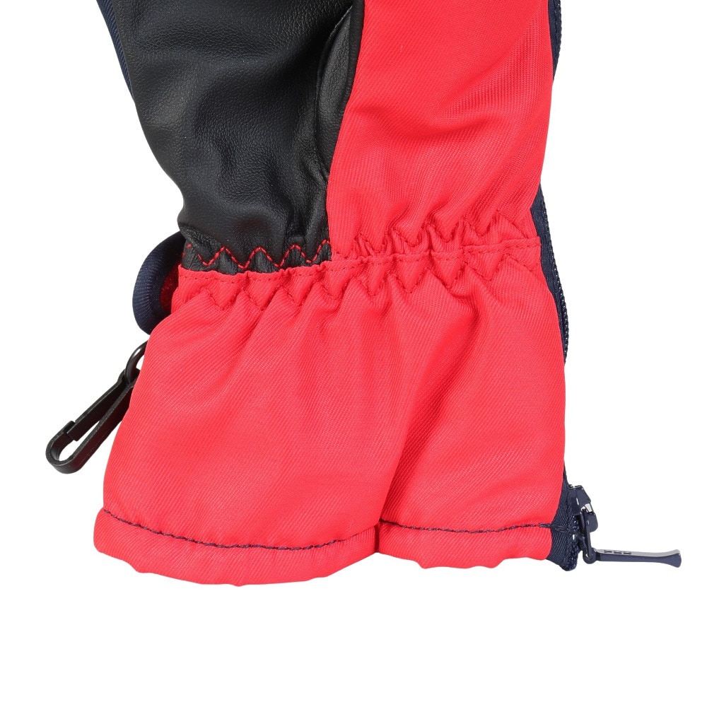 スノーウェイブ（SNOW WABE）（キッズ）ジュニア 子供 スキーグローブ スノボ グローブ 23SW-2590KBG RED