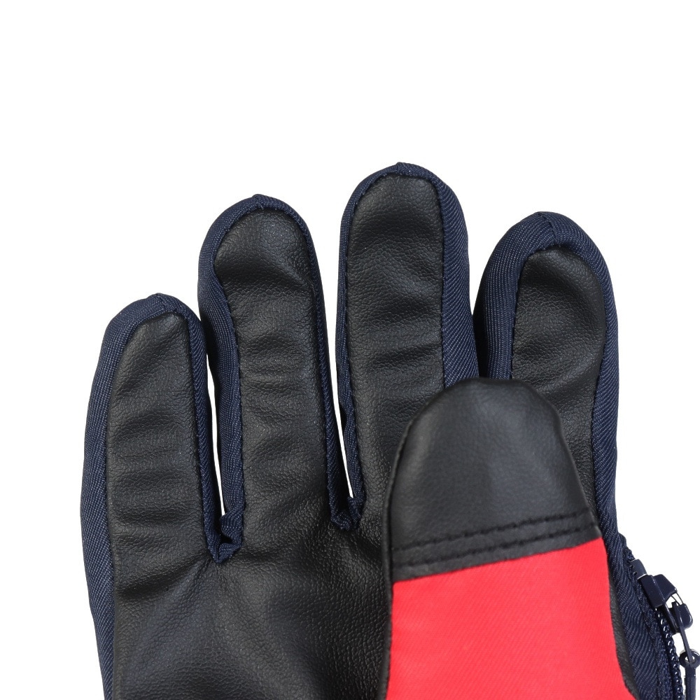 スノーウェイブ（SNOW WABE）（キッズ）ジュニア 子供 スキーグローブ スノボ グローブ 23SW-2590KBG RED