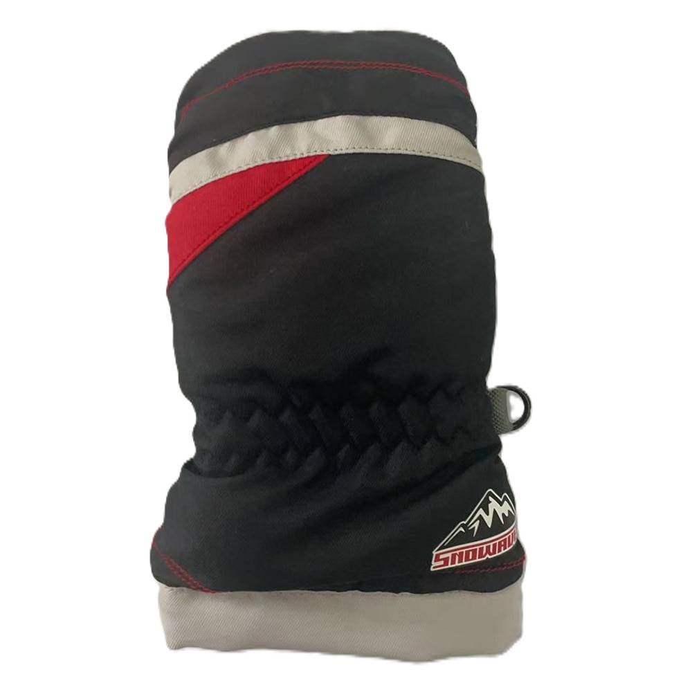 スノーウェイブ（SNOW WABE）（キッズ）キッズ ボーイズ ミトングローブ 25SW-001KBM BLK