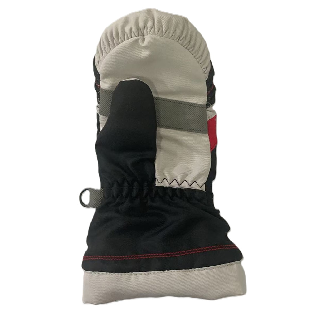 スノーウェイブ（SNOW WABE）（キッズ）キッズ ボーイズ ミトングローブ 25SW-001KBM BLK