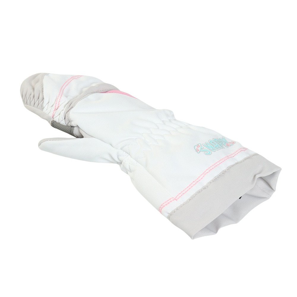 スナッピー（Snappy）（キッズ）キッズ ガールズ 子供用 手袋 ミトングローブ 25SN-001KGM WHT