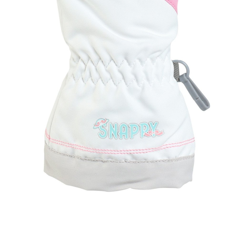 スナッピー（Snappy）（キッズ）キッズ ガールズ 子供用 手袋 ミトングローブ 25SN-001KGM WHT