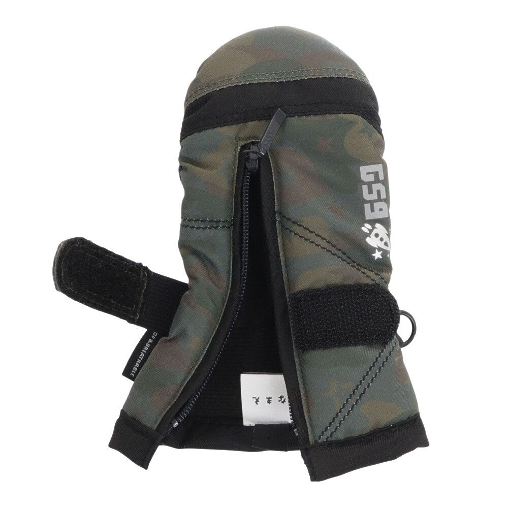 ノーブランド（NO BRAND）（キッズ）スキー スノーボード グローブ ミトン GS9 KIDS BOYS MITTEN 333P1SN5009 CAM
